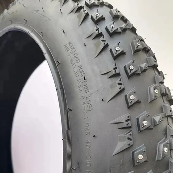 High quality 26x2.35Snow bike fat bike tire and inner tube ice studded bicycle tires