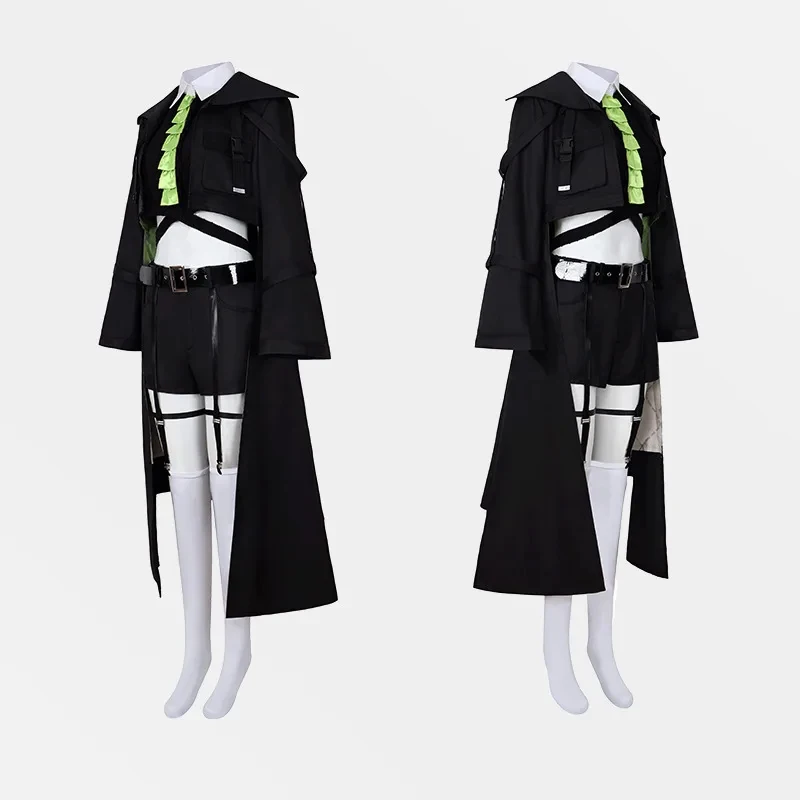 

A,2'f;Game Miku Project Sekai Colorful Stage Feat Cosplay Costume Wig Black Uniform Suit Women Girls Halloween Party C5,j'8.k/4\