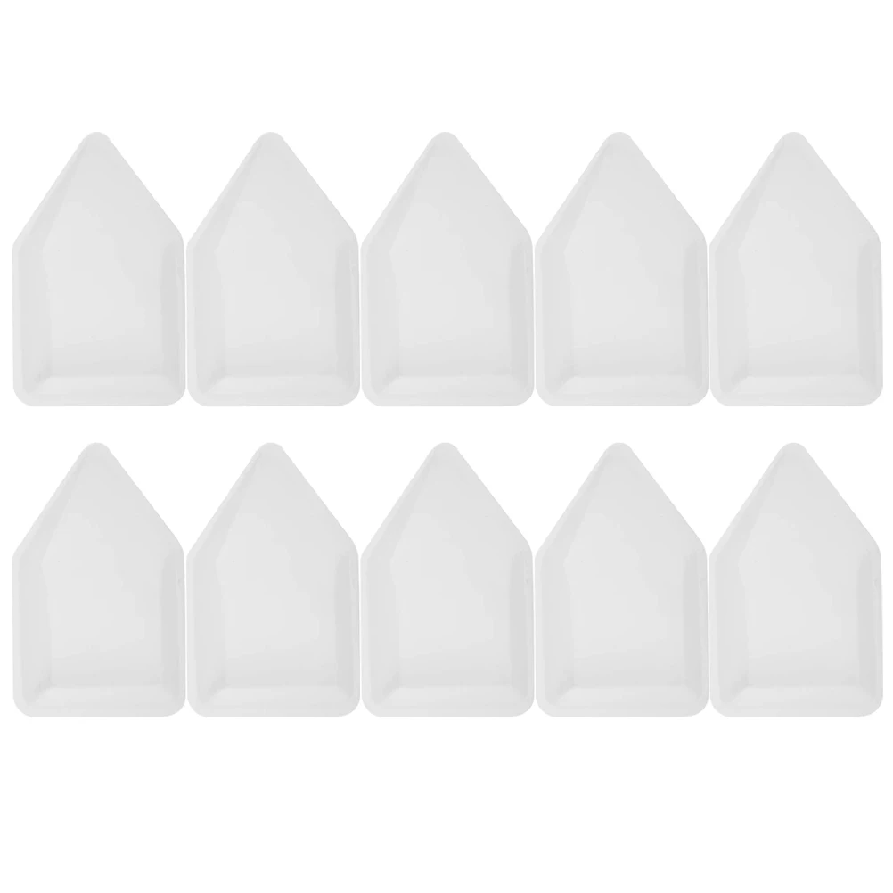 10pcs Weighing Boats Medium Size Lab Equipment Material Stackable Storage Smooth Anti Static Resistant Weak