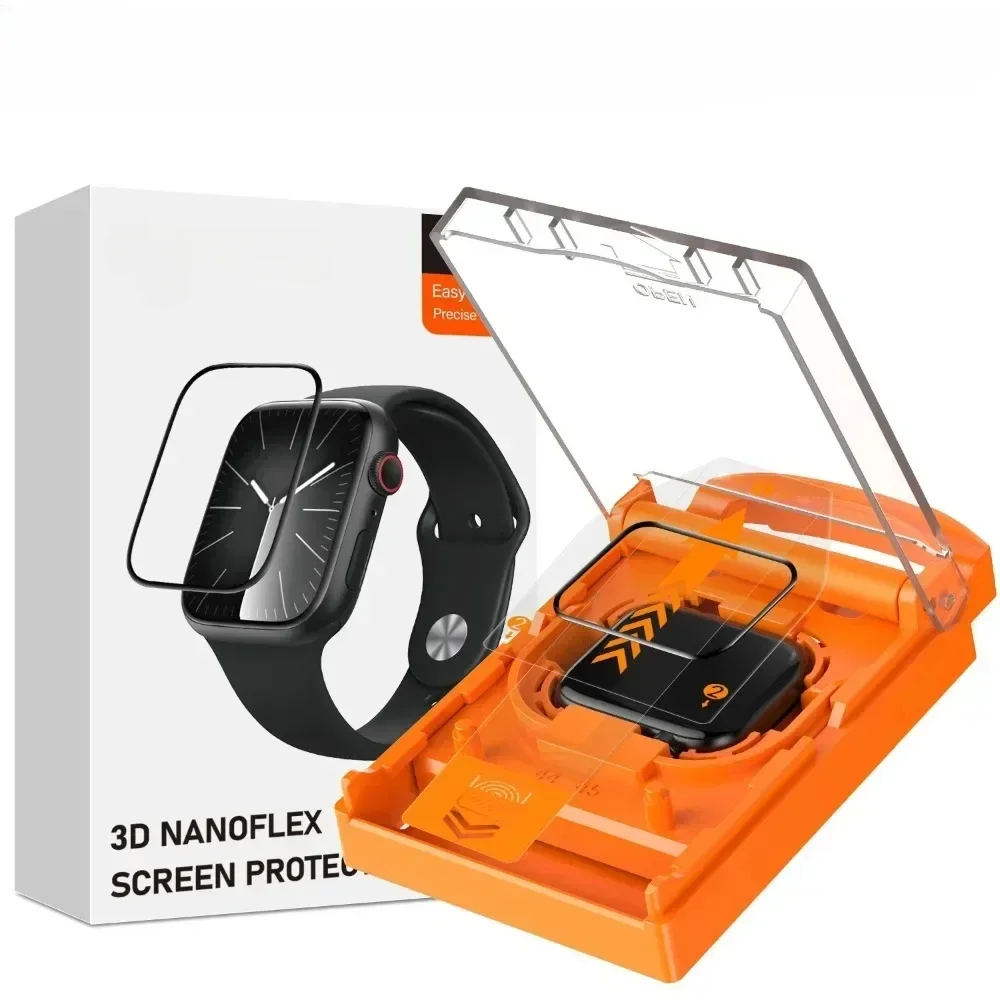 1 Set hochwertige Keramikfolie für Apple iWatch Ultra 2 49 mm Serie 10 46 mm 7 8 9 6 5 4 SE 45 mm 44 mm 41 mm 40 mm Displayschutzfolie