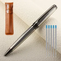 Luxury Roller Pen Beautiful Texture Smooth 0.7mm Point Writing Gift Pen for Signature Business Office Metal Ballpoint Pen