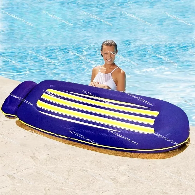 

Mesh inflatable floating bed, water nylon cloth floating raft, swimming ring