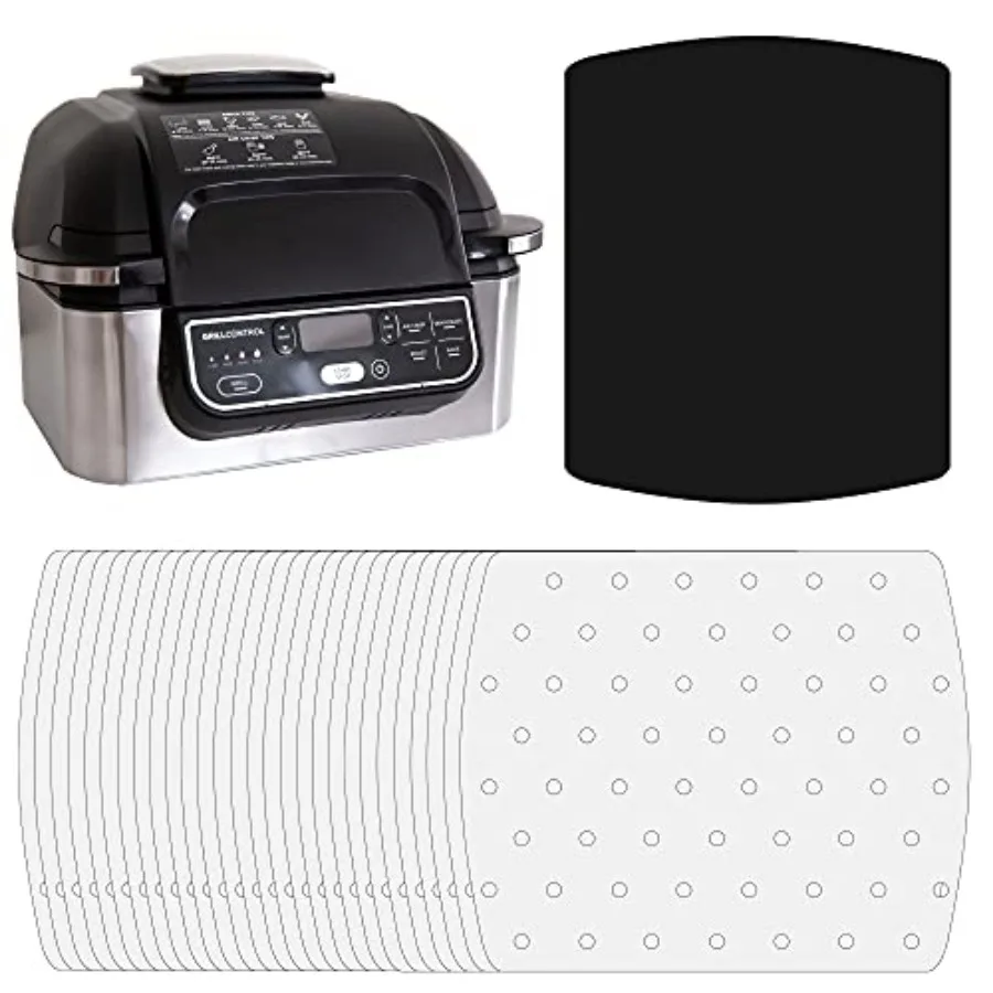 

Air Fryer Parchment Paper For Ninja Foodi Grill 5-in-1 AG301, 4qt Ninja Foodi Accessories, AirFryer Accessories, 100pcs Air Fry