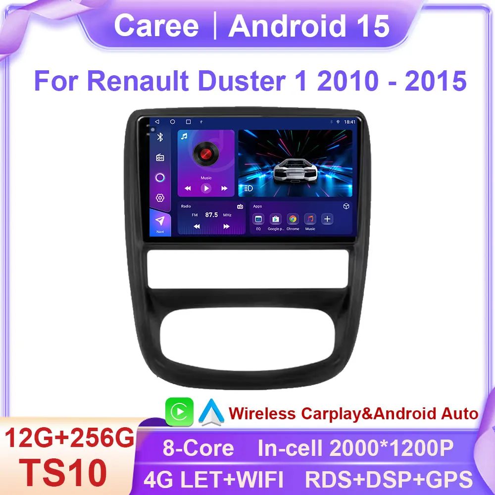 Android 15 For Renault Duster 1 2010 2011 2012 2013 2014 2015 Auto Radio Stereo Multimedia Player Navigation wifi 4G BT No 2din