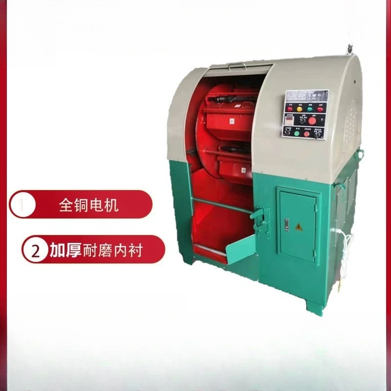 Automatic discharge centrifugal grinder, metal deburring and rust removal centrifugal polishing machine