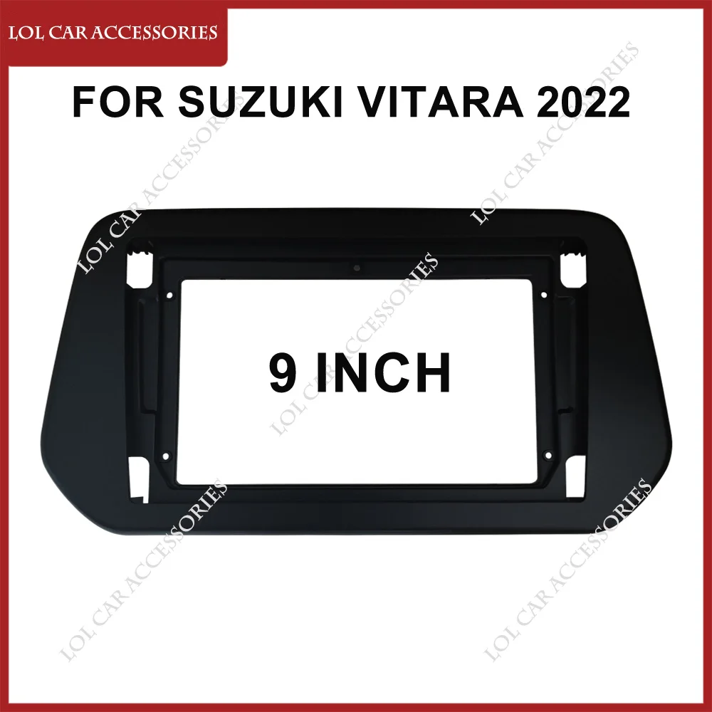 

9-дюймовый автомобильный радиоприемник для Suzuki Vitara 2022, Android, стерео GPS MP5, панель плеер, корпус, рамка 2 Din, головное устройство, лицевая панель, крышка