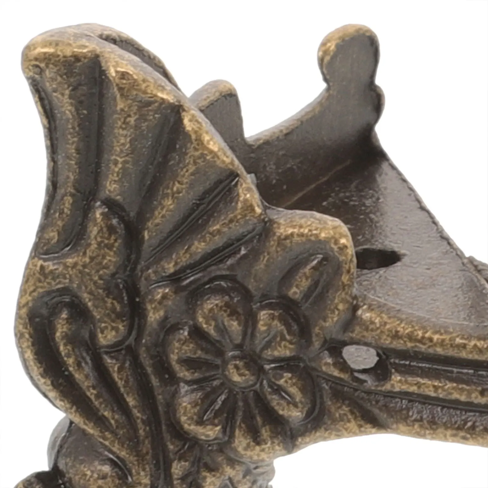 

8Pcs Decorative Feet Furniture Legs Zinc Alloy Corner Guards Vintage Jewelry Box Hardware Protector for Home Decor