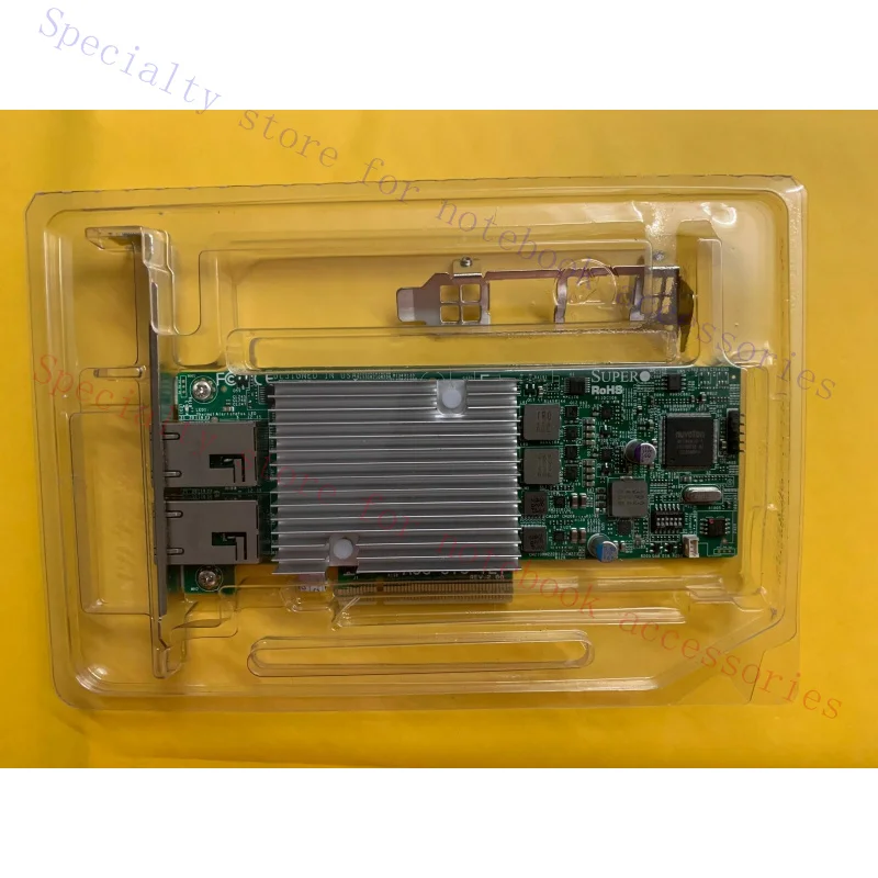 A+ FOR Supermicro AOC-STG-i2T Dual Port 10GbE Ethernet PCI-E Adapter NIC Intel X540-AT2