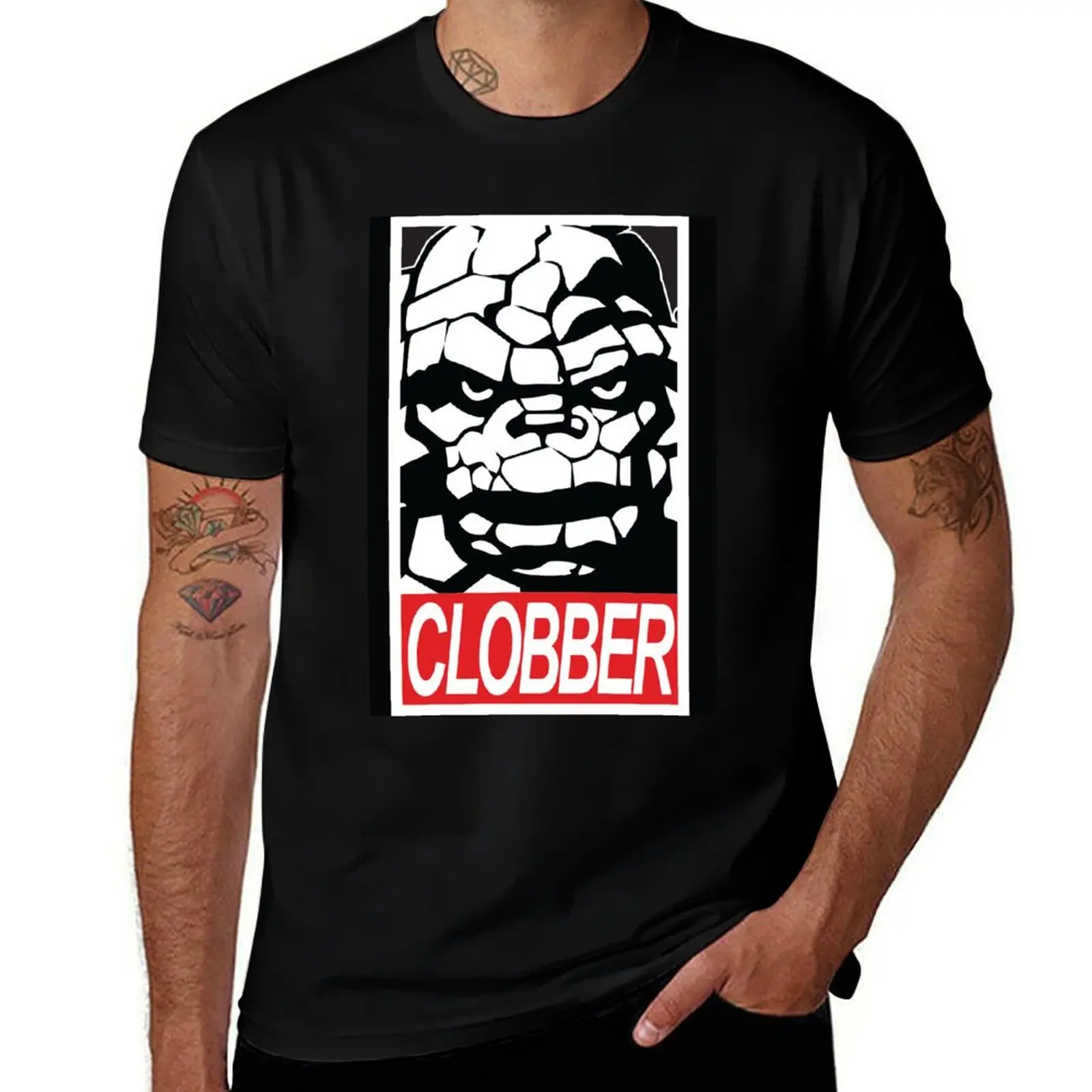 

Clobber T-Shirt t shirts for man cotton funny man t shirt graphic T-Shirt