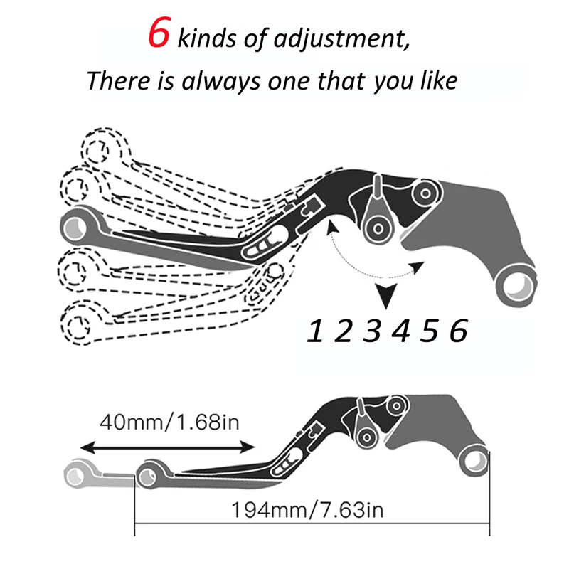 For QJMOTO QJ SRT 800 800X 800SX 800SRT SRT 800X 800 2024 Motorcycle Accessories Adjustable Motorcycle Short Brake Clutch Levers