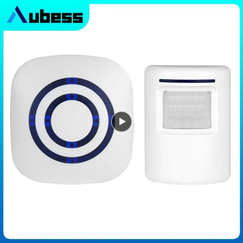 Motion Sensor Alarm Wireless Efficient Easy To Install Reliable Convenient Smart Doorbell Sensor Receiver Human Body Induction