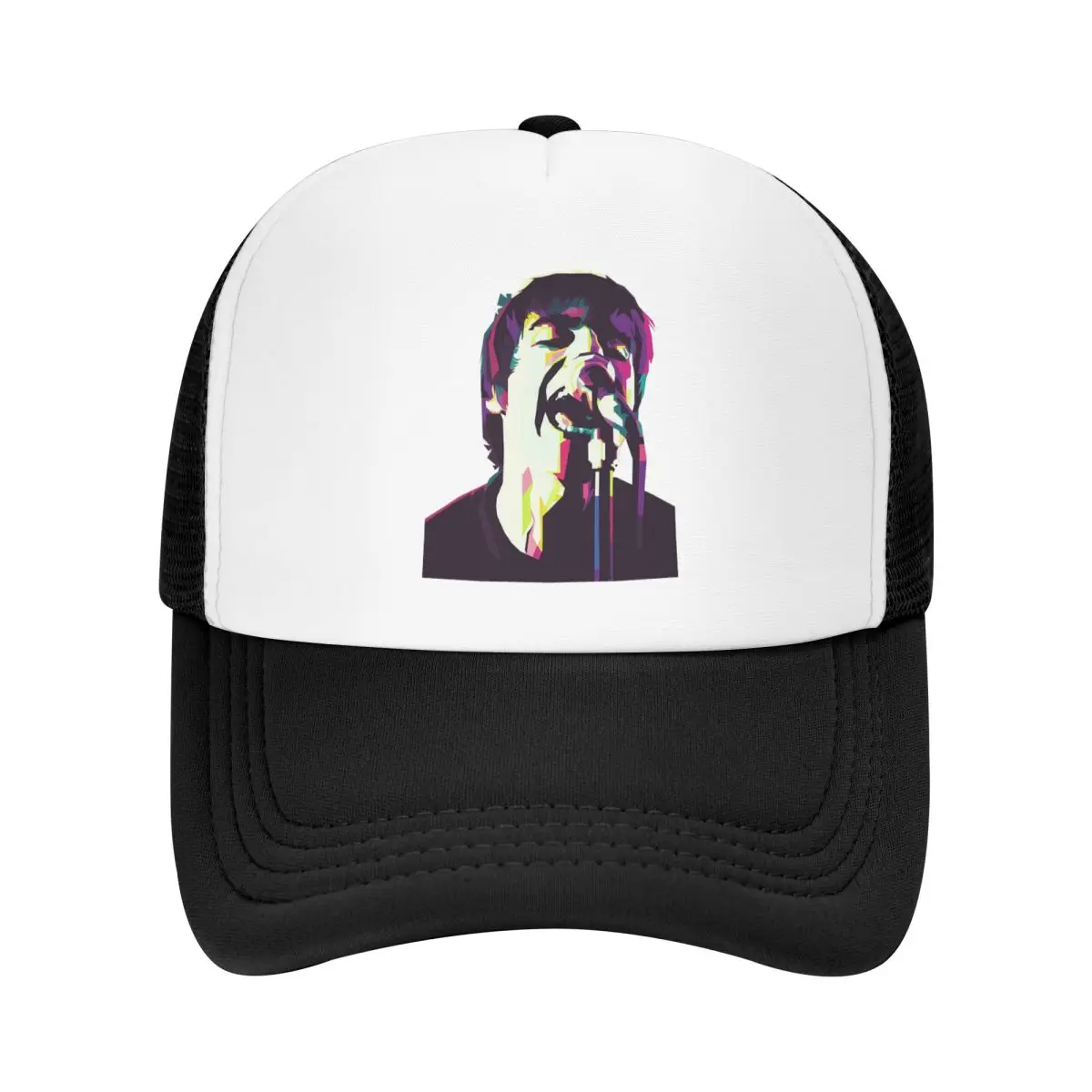 Liam Gallagher Cap Fashion Casual Mesh Baseball Caps Adjustable Hat Hip Hop Summer Unisex Baseball Hats Polychromatic