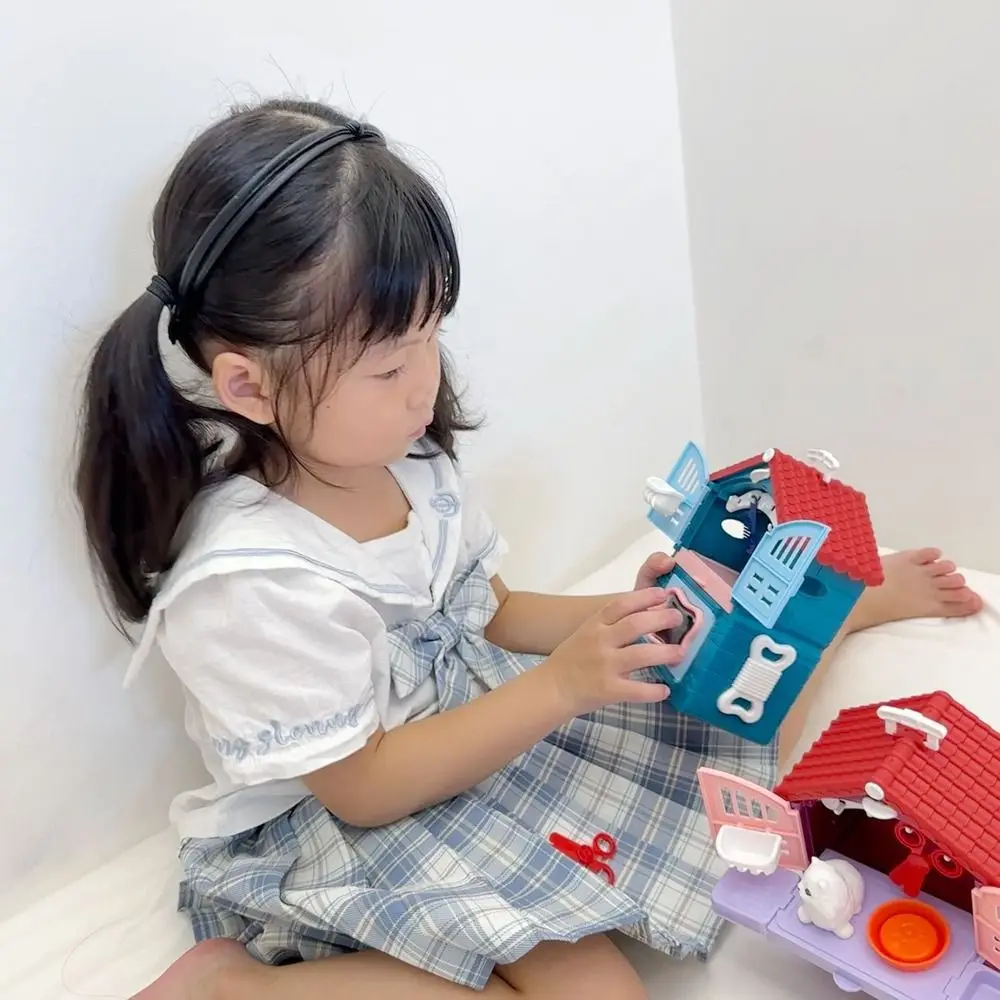 ألعاب الأطفال جرو القط المشهد اللعب سوبر ماركت اللعب التفاعلية منزل لعبة التاجر ألعاب التظاهر الصغيرة يوم رأس السنة الجديدة