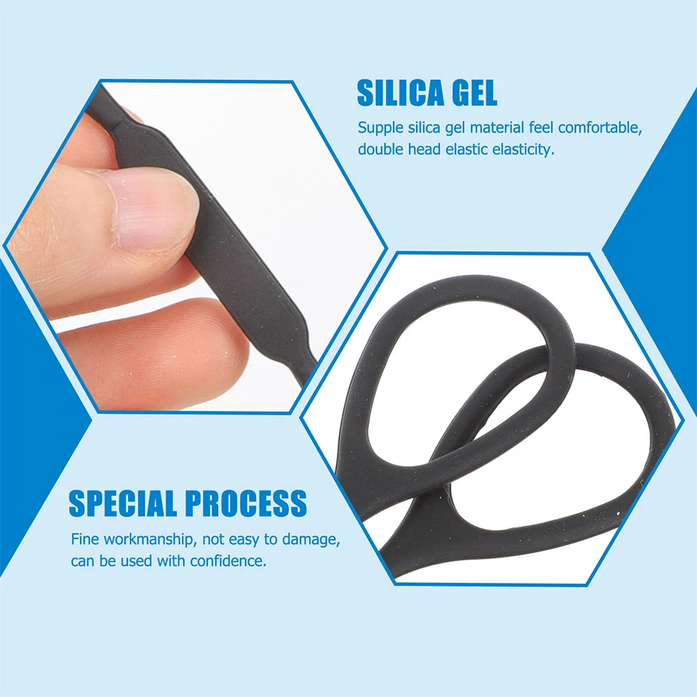 

4 Pcs Small Tow Rope Silicone Stopper for Trumpet Slide Plug Ring Accessory Silica Gel Replacement