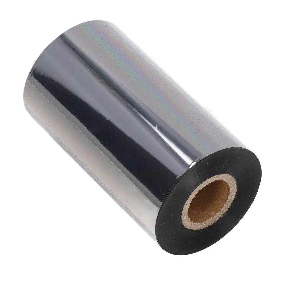 110mm X 300m Transfer Ribbon Wax Based Thermal Resin Enhanced Printer Ribbon Ink Ribbon Roll Practical Wax Resin Ribbon