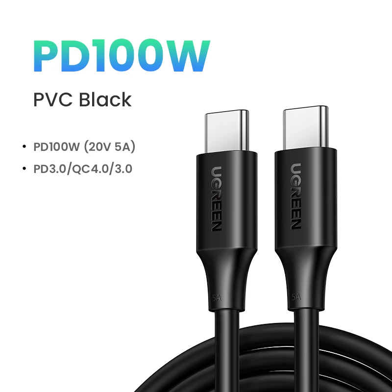 UGREEN USB C naar USB C Kabel PD100W voor iPhone 17 16 15 MacBook voor Samsung Galaxy S25 5A E-marker Chip Snel Opladen Type C Koord
