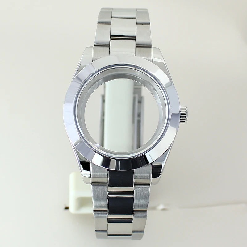 Роскошный корпус для часов 36 мм/39 мм, браслет 20 мм, сапфировое стекло, дата для NH35 NH36 NH34 NH38 4R36 Miyota8215, водонепроницаемый механизм Oyster