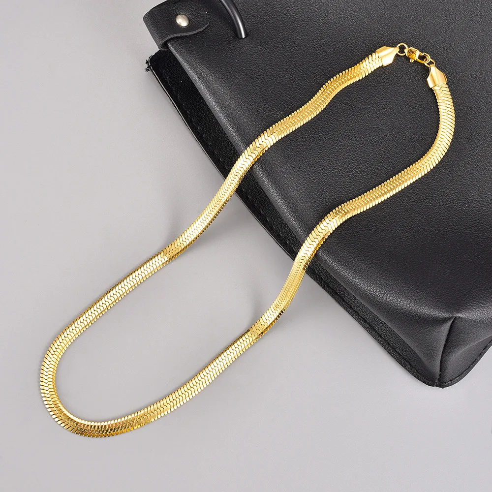 

Ожерелье из нержавеющей стали, ювелирные изделия, не выцветает, золотой цвет, для женщин, ювелирные изделия