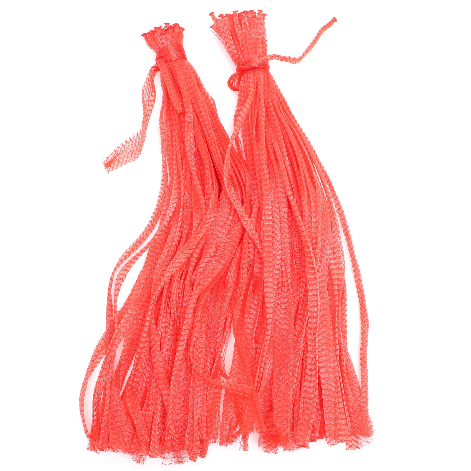 

100pcs Red Mesh Bags 70cm Thick Net Sacks for Potatoes Fruits Vegetables Reusable Storage Produce Kitchen Home