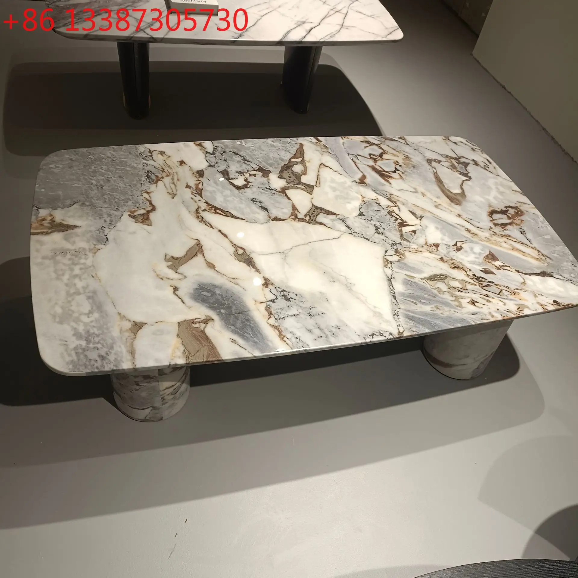 

Новый итальянский светлый роскошный современный гостиной креативный роскошный каменный мраморный прямоугольный стол
