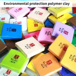 Environmentally Friendly Polymer Clay DIY Making Earrings Hairpin Craft Decoration Children's Homemade Fondant Baking Materials