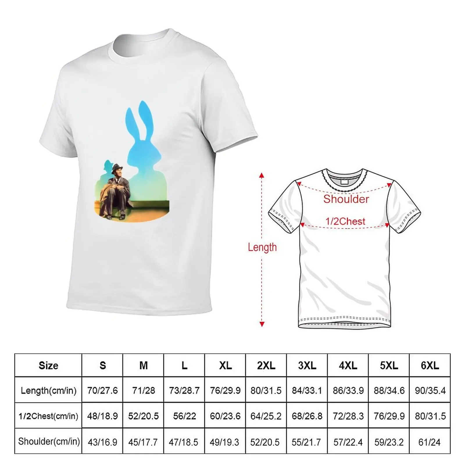 Harvey James Stewart Movie 1950 T-Shirt t shirt man cotton t shirts for man cotton funny T-Shirt