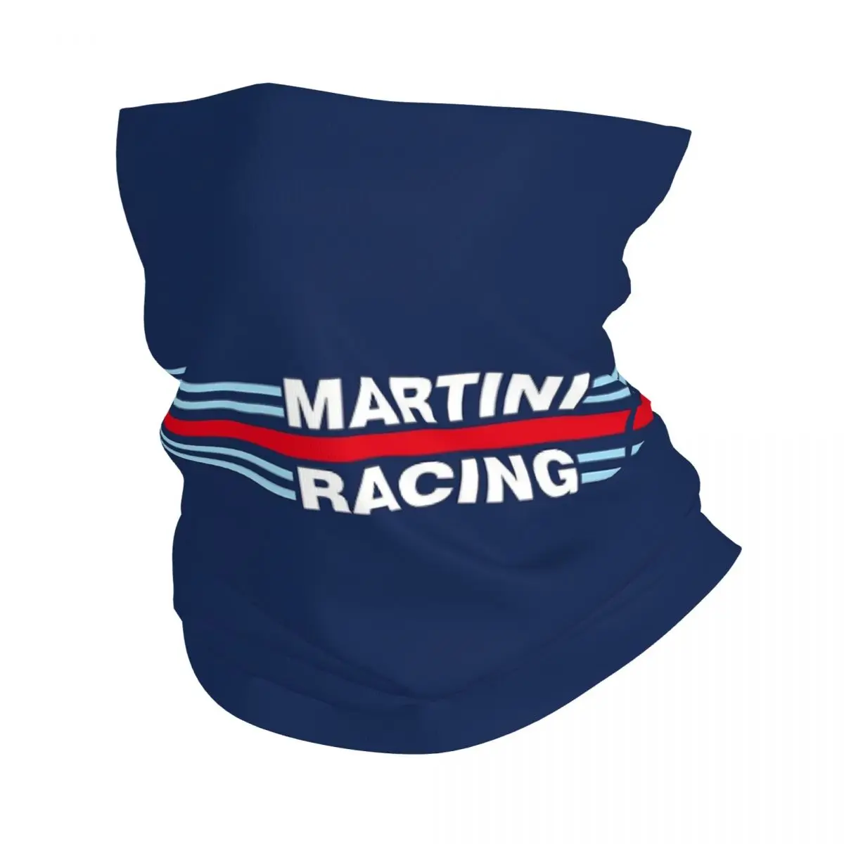 Martini Racing Stripe (backgroundless) Bandana Neck Gaiter Printed Mask Scarf Cycling Scarf Hiking Fishing Unisex Windproof