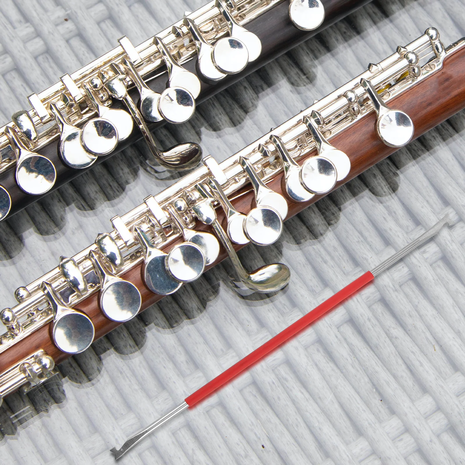 

Woodwind Repair Tool Dual Head Spring Hook Pin For Saxophone Clarinet Flute Maintenance Kit Portable Instrument Repair