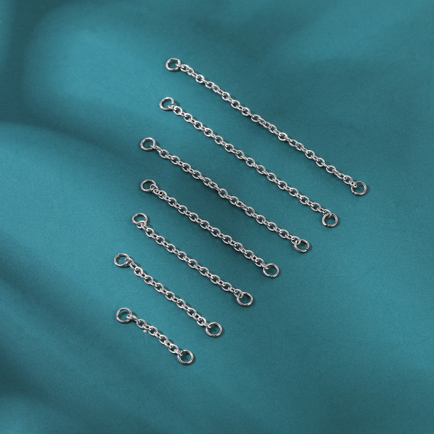 ZS 20G Schwarze Spike Nasenloch Piercings Edelstahl Kegel Nasenstecker Doule Nasenpiercing Schmuck Lange Spike Nasenloch Ringkette – Detail 9