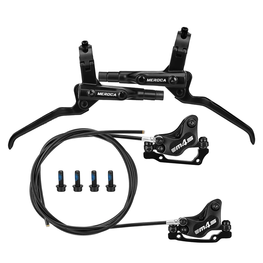 

Four Piston Hydraulic Brake Set for Bicycles Offering Smooth and Precise Braking with Ergonomic Adjustable Brake Lever
