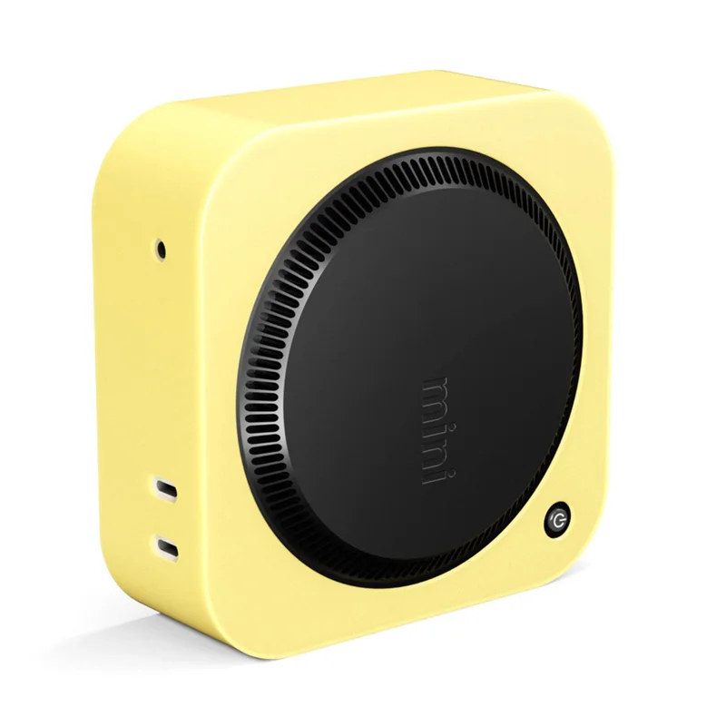 Para 2024 Mac Mini M4/M4 Pro Funda protectora de silicona Ajuste preciso, cubierta a prueba de polvo y caídas para una mayor durabilidad B