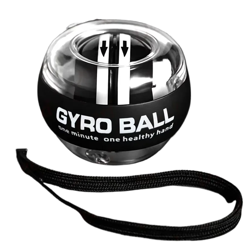 Automatic Start Wrist Gyro Ball Power Trainer Arm Exercise Device Strength Reinforcement Fitness Tracker