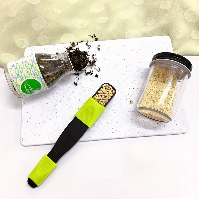 1pc Double End Adjustable Measuring Spoon, Baking Tool, Kitchen Supplies