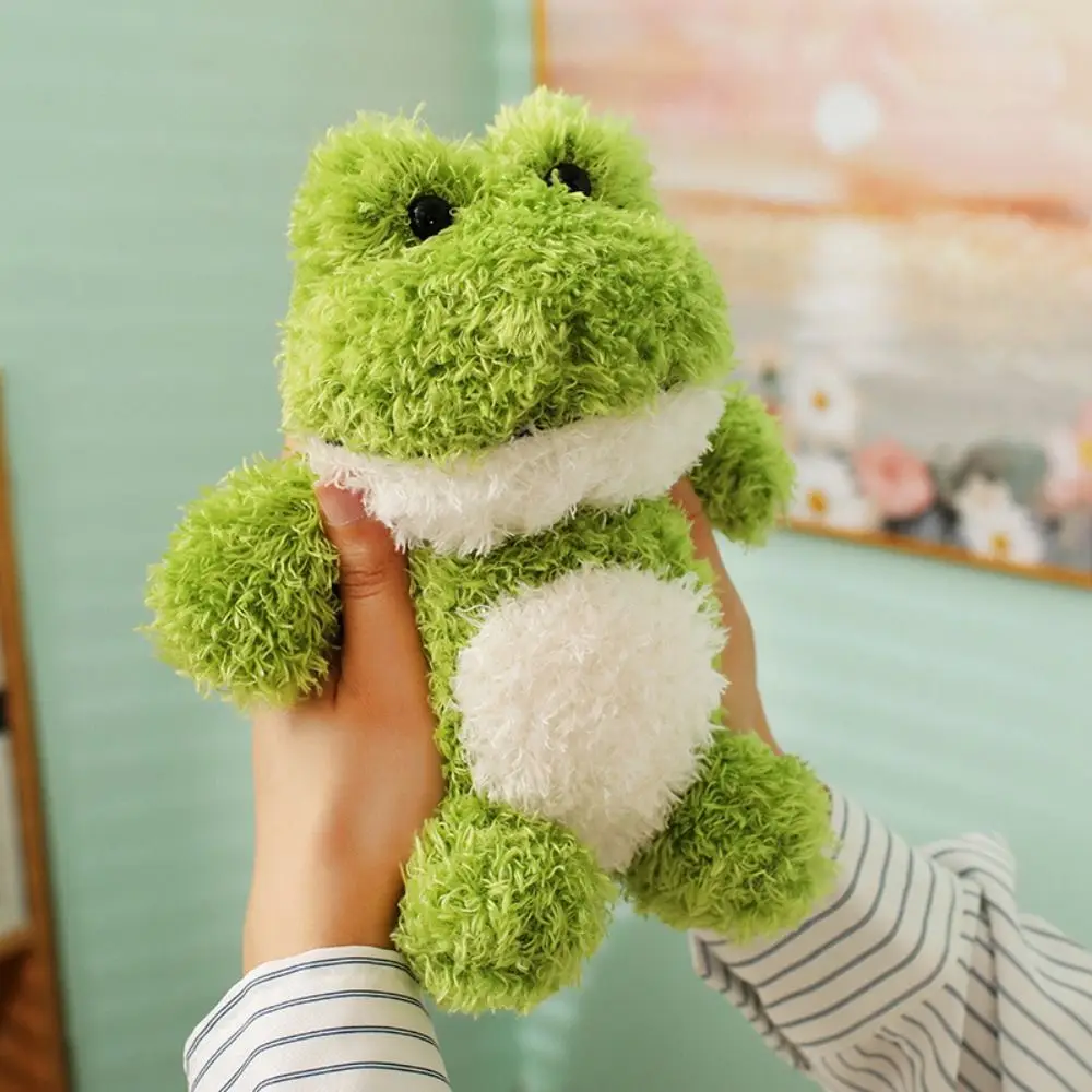 

Fluffy Bobo Sheep Plush Toys Handmade Interactive Simulation Frog Stuffed Toys Soft Comfortable Cartoon Sleeping Doll Kids Gifts