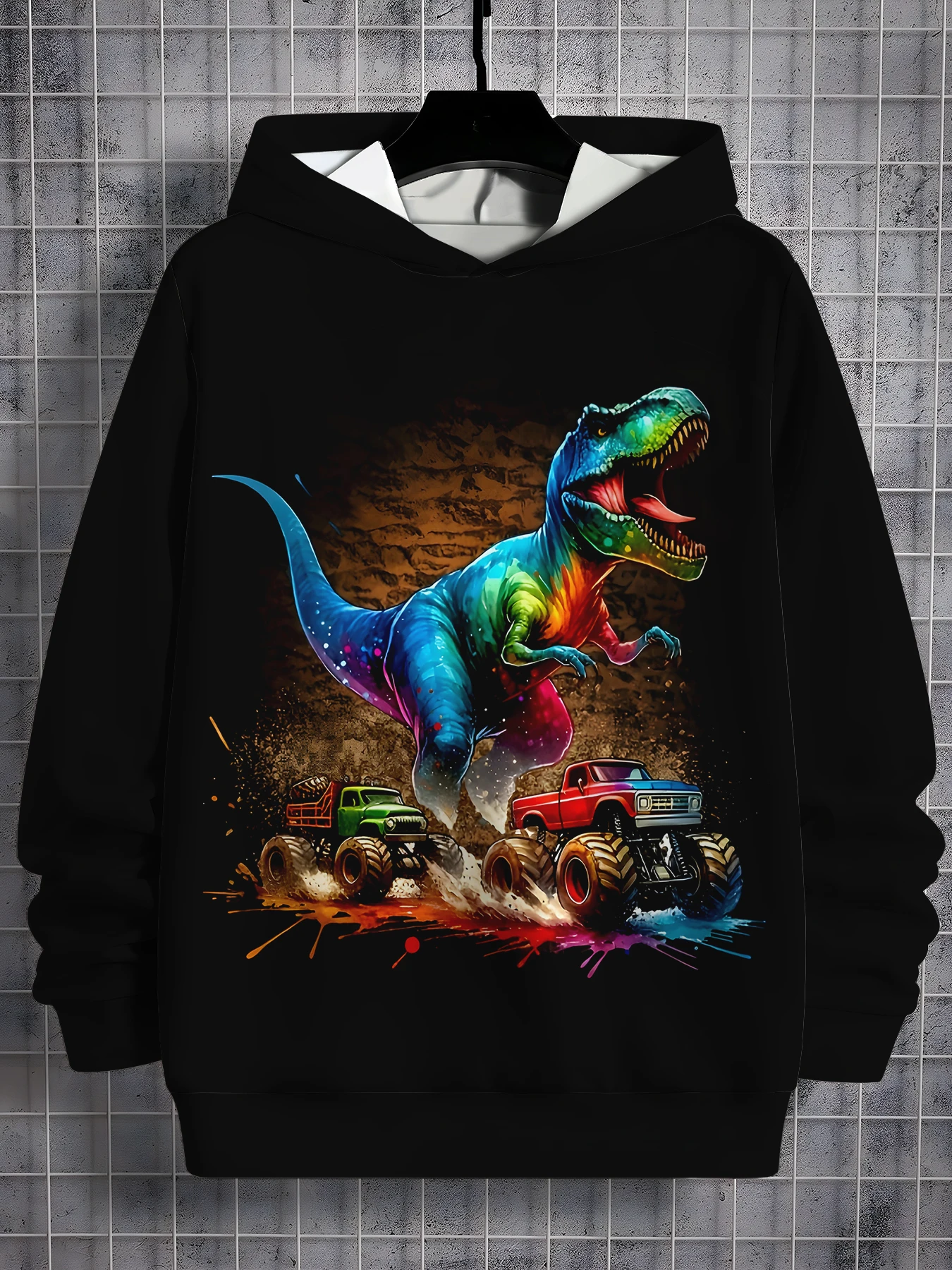 Dinosaur Girl Sweat Shirt Boys Kids Clothes Children\'s Clothing Child Sweatshirt Baby Boy Clothes Offer Sweatshirts for Kids