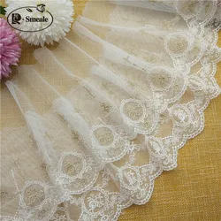 Silk Mesh Yarn Embroidery Clothing Skirts, Gold Thread, DIY Handmade Accessories, Palace High-end Lace Trim, New Products, 2020