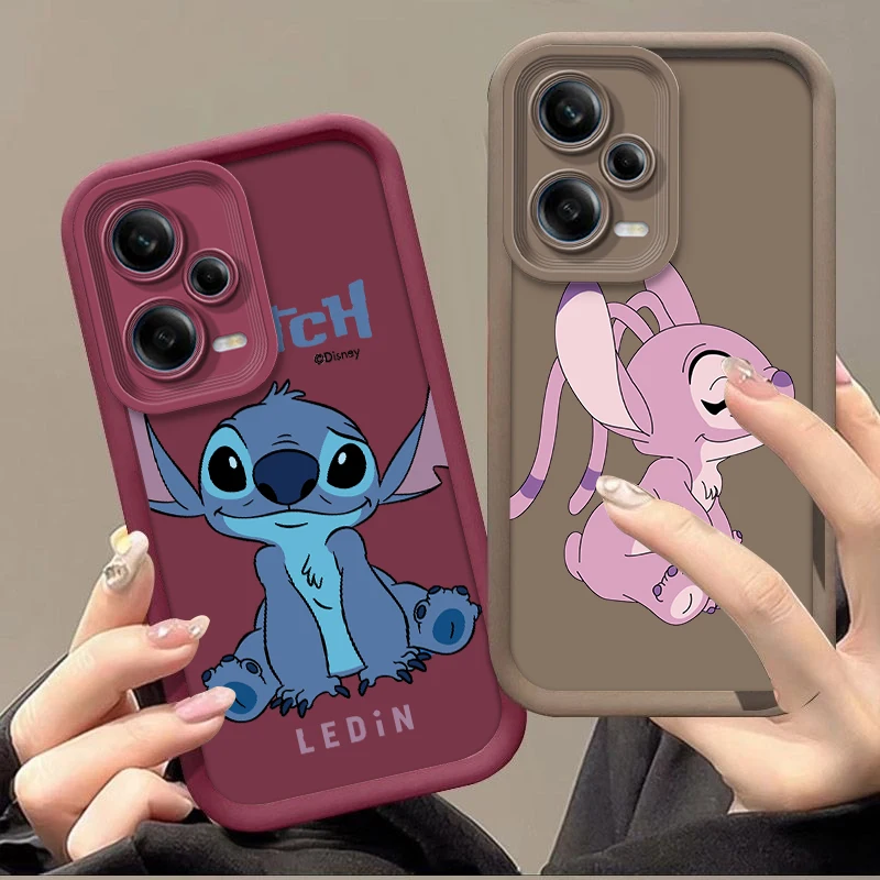 

Disney Stitch Cool For Redmi Note 13 12 11T 11S 11E 10S 10T 9 8 7 Pro Plus Lite Eye Ladder Phone Case