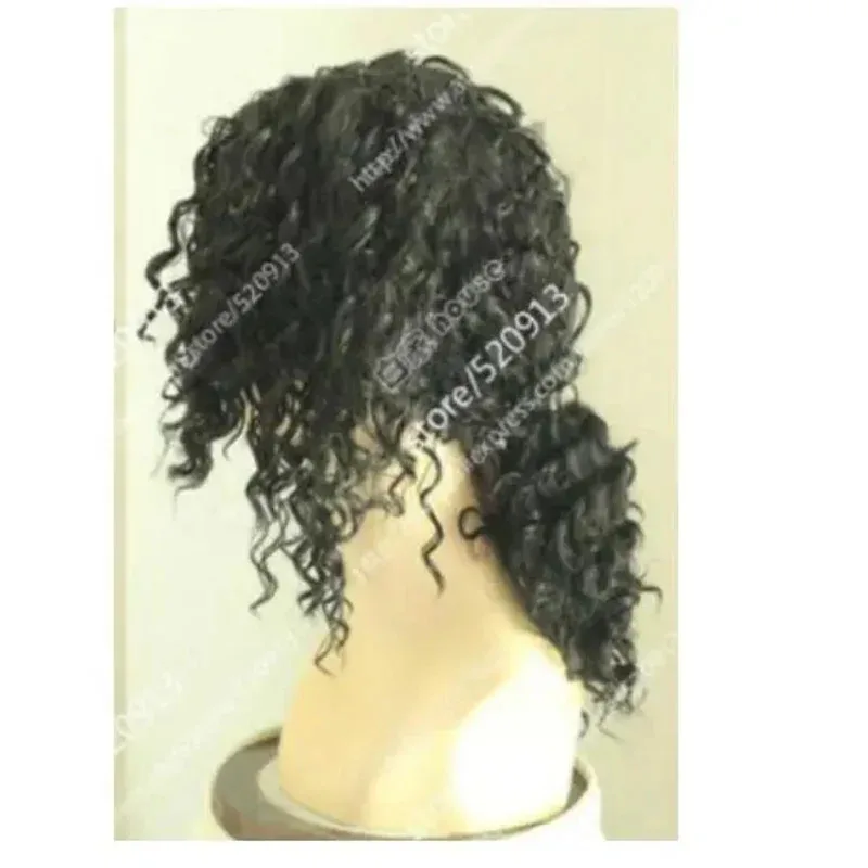 

zz04zz12Michael Jackson/ Screws Black , Short Hair Pigtail Wig