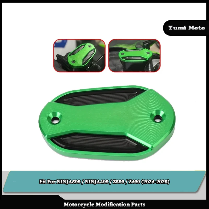 

Fit For KAWASAKI NINJA500 NINJA400 Z500 400 2024-2025 Motorcycles Accessories Front Brake Reservoir Fluid Tank Cover Oil Cup Cap