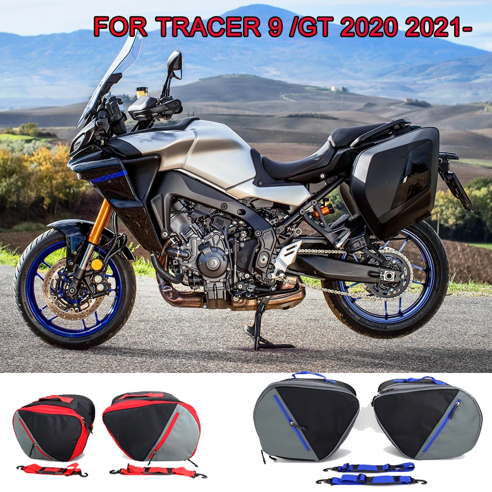 

Боковой Чехол для YAMAHA TRACER 9 / 900 GT, внутренняя багажная сумка 2020 2021 2022 Tracer9 Red Tracer 9 GT, багажная сумка, внутренняя сумка