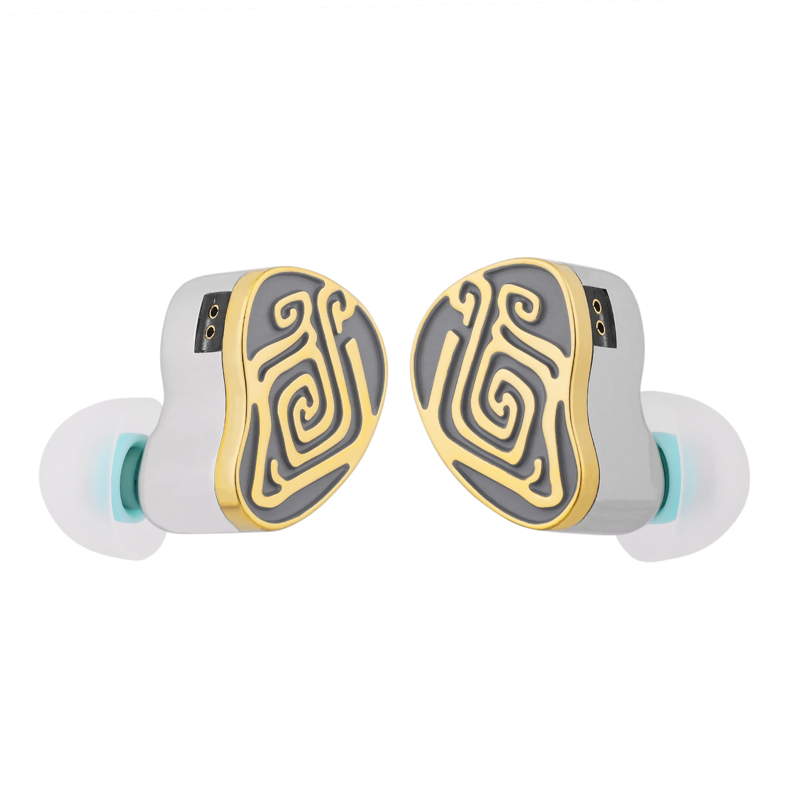 Tigerism Dragonfly 16 Earphone Monitor In-Ear Driver Angker Seimbang dengan Kabel Perak Monokristalin 6-Core