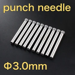 SKD11 mold punching needle white steel high-speed material punching punch rod diameter 3mm, total length 40mm50mm60mm70mm80mm90m