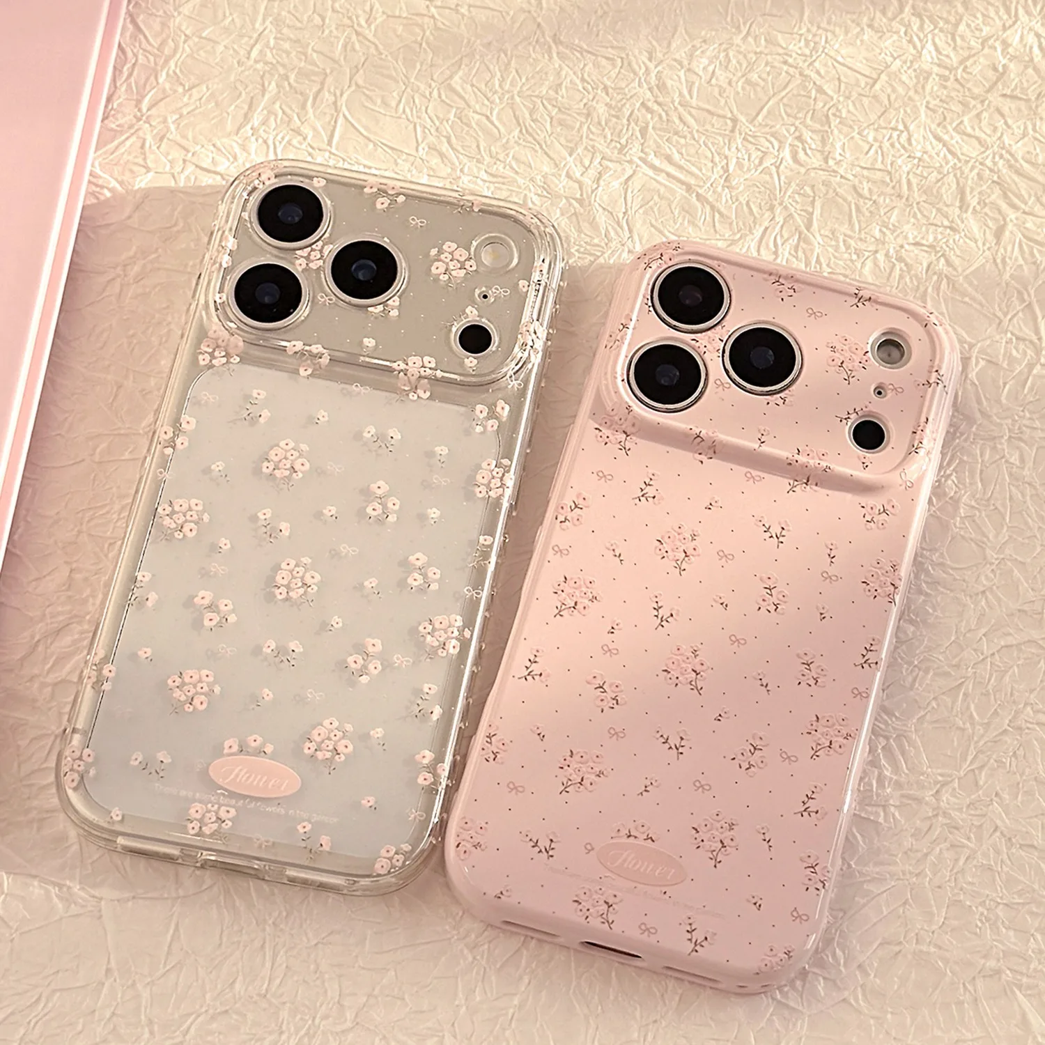 Stilvolle, sanfte Handyhülle mit Blumenmuster für iPhone 18 17 Pro Max 16 Plus 15 14 13 Pro 12 11, stoßfeste, weiche Schutzhülle – Detail 8