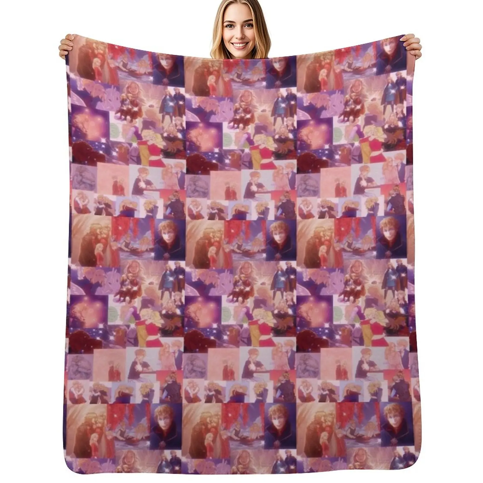Keeper of the Lost Cities edit! Throw Blanket Loose Sofas Extra Large Throw Sleeping Bag Furry Soft Plush Plaid Blankets