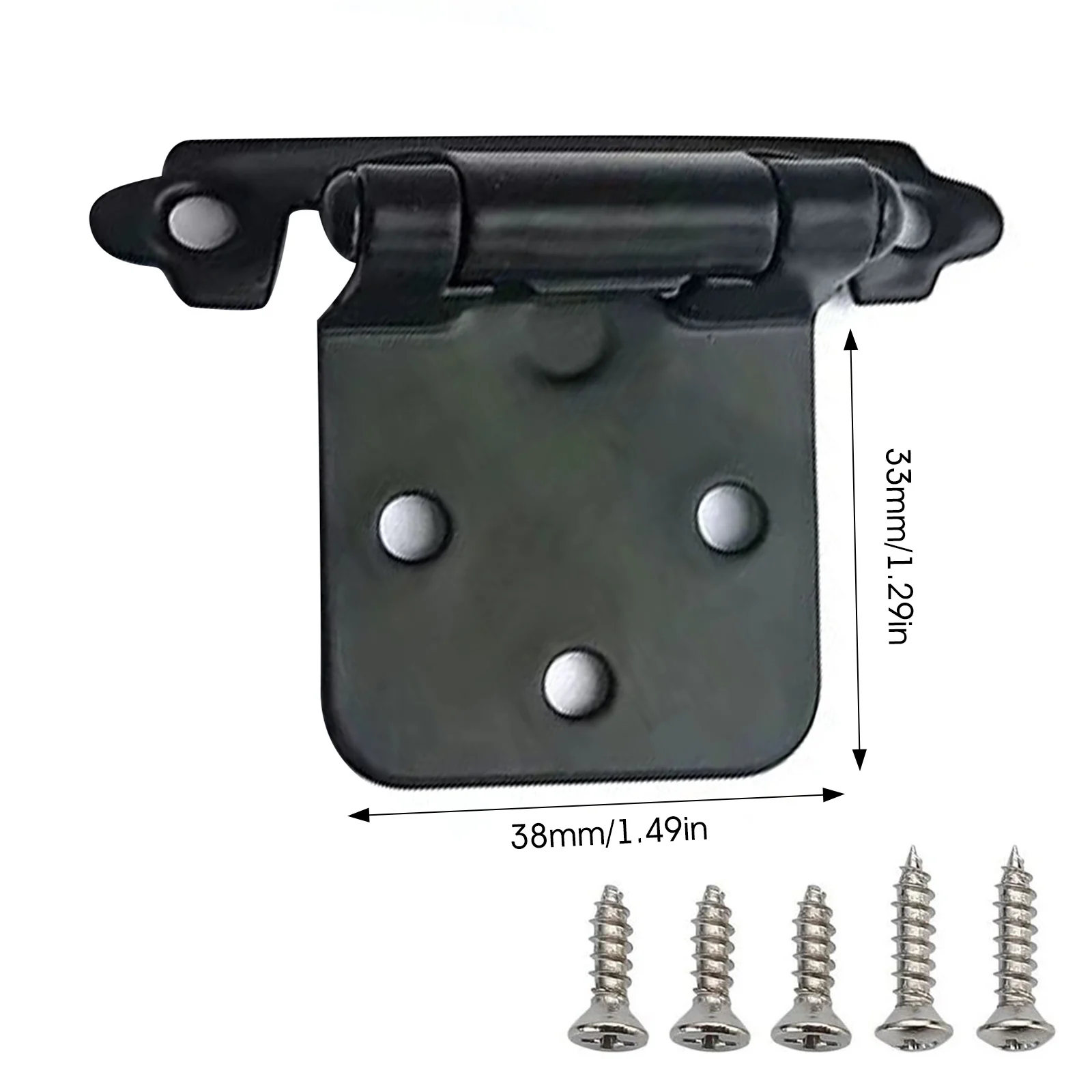 Charnières d'armoire pour portes de cuisine avec vis, charnières à ressort pour portes, accessoires d'armoire