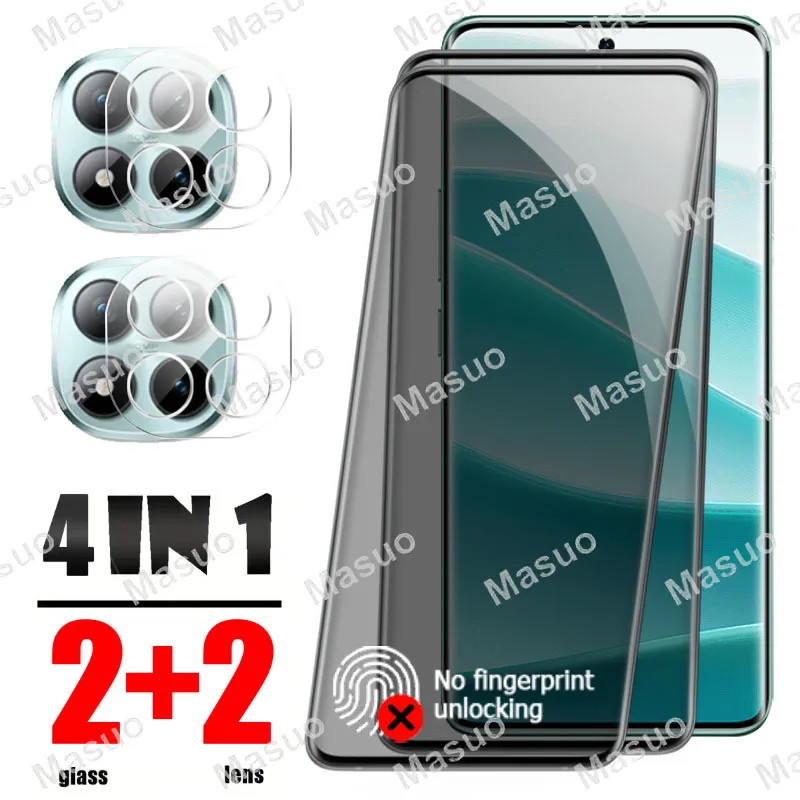 

4in1 for Redmi Note 15Pro+/15/14Pro+/14Pro/13Pro+ Privacy Protection Kit-Anti-Spy Screen+Lens Tempered Glass,Anti-Peek,No Glare
