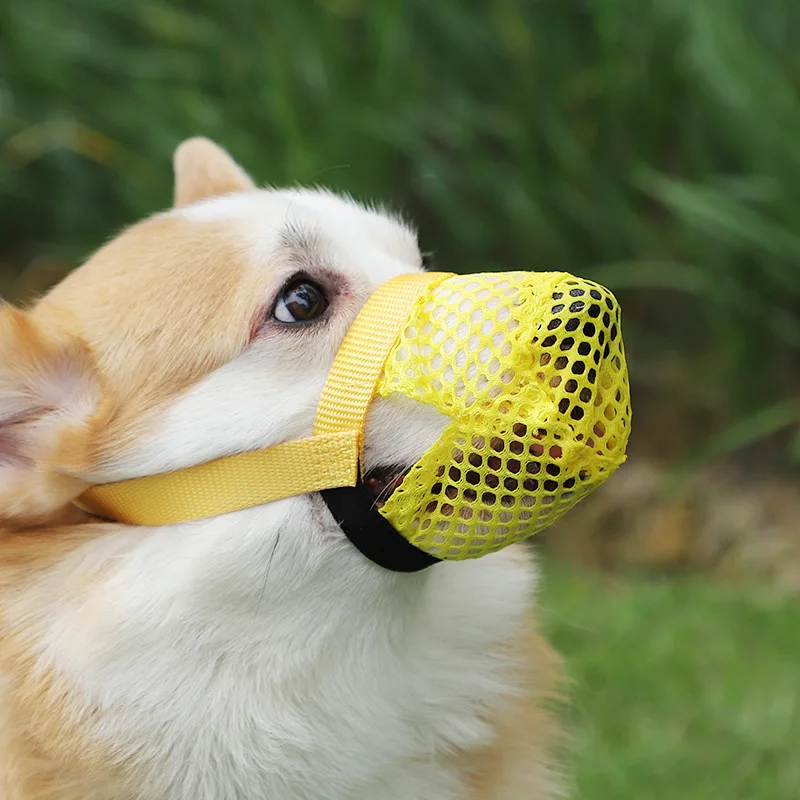 

Намордник для собак, чехол для щенков, собак среднего и маленького размера, предотвращает случайную еду, защита от укусов, маска для собаки, шнауцер, предотвращает случайный