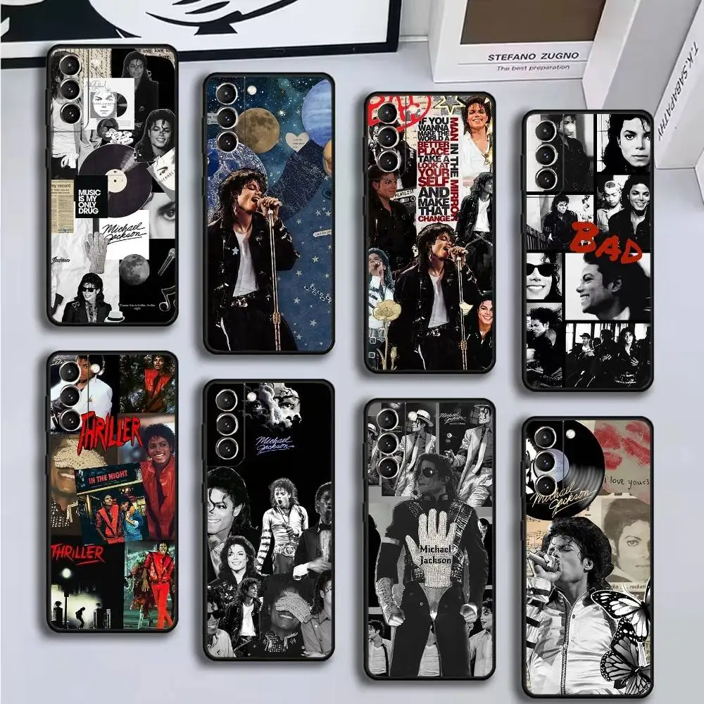 

Singer Michael J-Jackson Phone Case For Samsung GalaxyA13,21s,22,31,32,52,53,71,72,73,Soft Black Shell