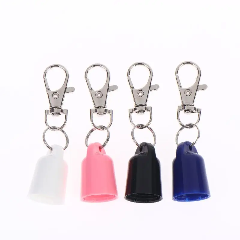 1Pcs Leakproof Lip Balm Holder Keychain Multi Color Anti-drop Lip Balm Caps Fit For Aquaphor All Age Groups