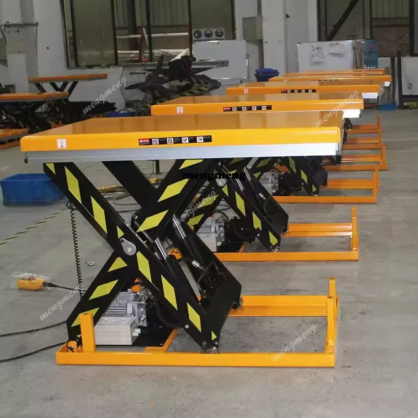 New arrive Lifting platform fixed scissor type electric hydraulic lift stage custom load-bearing hoist large scissor lift